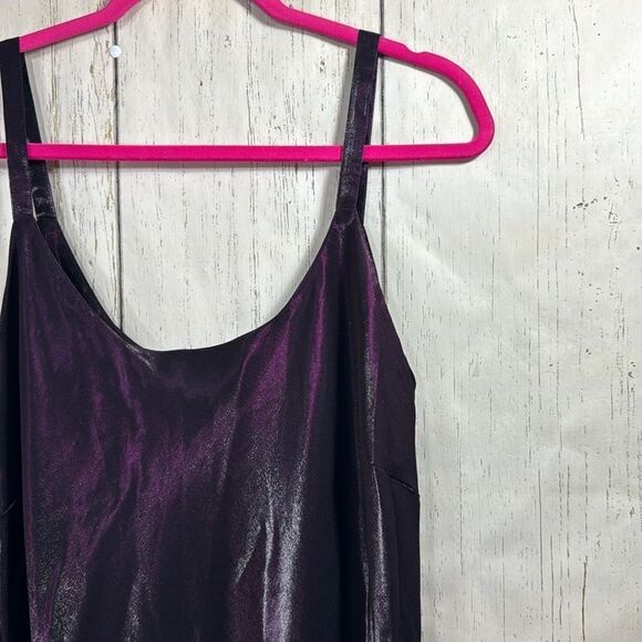 Cabernet Deep Purple Satin Slip - Picture 3 of 10